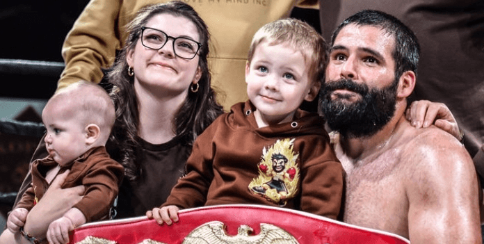 Cole Smith with his family